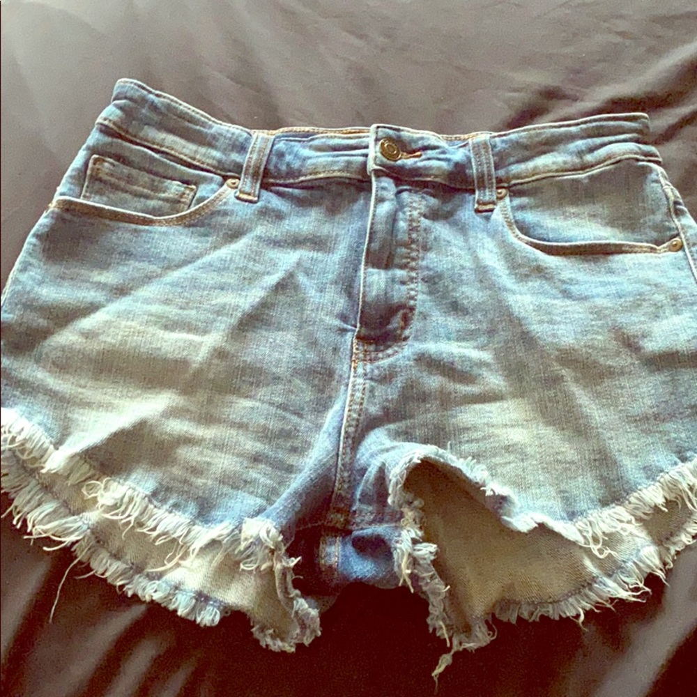 Denim shorts